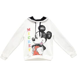 Sudadera con capucha algodón juvenil/adulto de Mickey Mouse