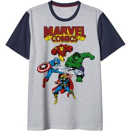Camiseta algodón juvenil/adulto de Marvel