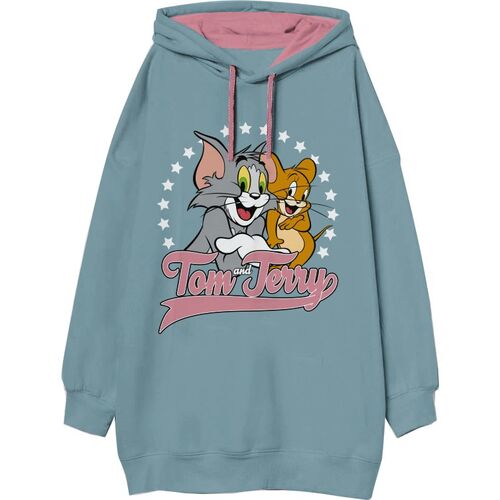 Vestido con capucha algodn juvenil/adulto de Tom & Jerry