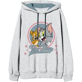 Sudadera con capucha algodón juvenil/adulto de Tom & Jerry