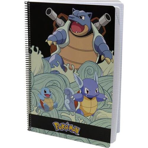 Pokemon Squirtle folio notebook 80 sheets