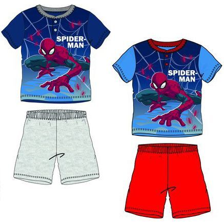 Pijama algodn manga corta de Spiderman