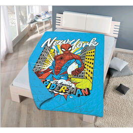Colcha para cama de 90cm boutic verano 180x260cm de Spiderman