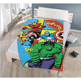 Colcha para cama de 90cm boutic verano 180x260cm de Avengers