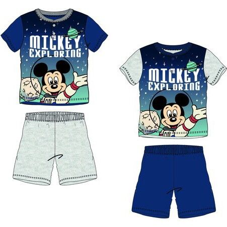 Pijama algodn manga corta de Mickey Mouse