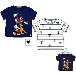 Pack 2 camisetas manga corta algodón para bebe de Mickey Mouse