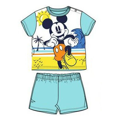 Pijama corto algodn para bebe de Mickey Mouse