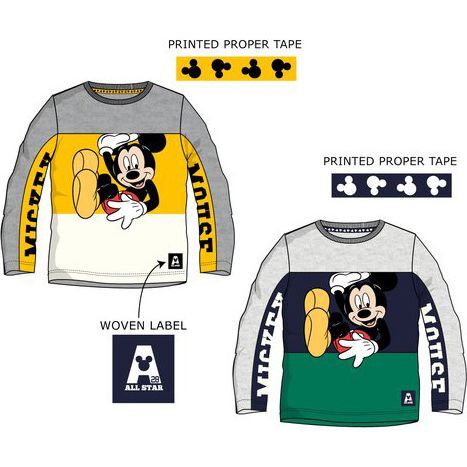 Camiseta manga larga algodn de Mickey Mouse