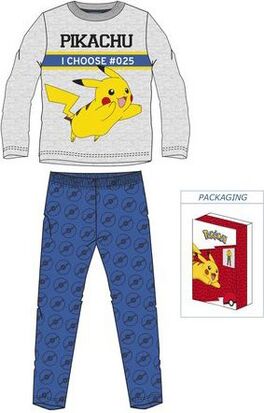 Pijama manga larga algodón de Pokemon