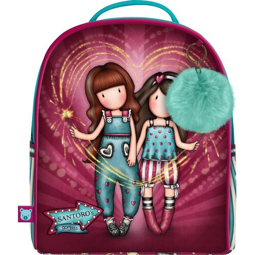 Mini mochila 22cm de Gorjuss Fairground 'Fireworks'