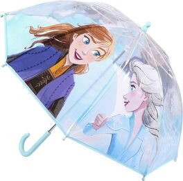 Paraguas manual 45cm burbuja transparente de Frozen 2