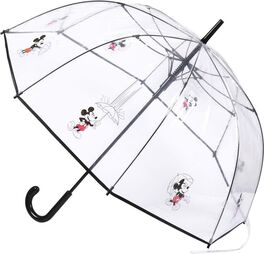 Paraguas manual 60cm  transparente de Mickey Mouse