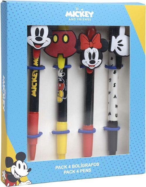 Bolgrafo pack 4 unidades de Mickey Mouse