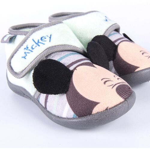 Zapatillas de casa media bota 3D con velcro de Mickey Mouse