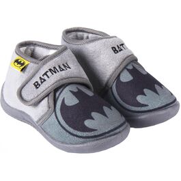 Zapatillas de casa media bota con velcro de Batman