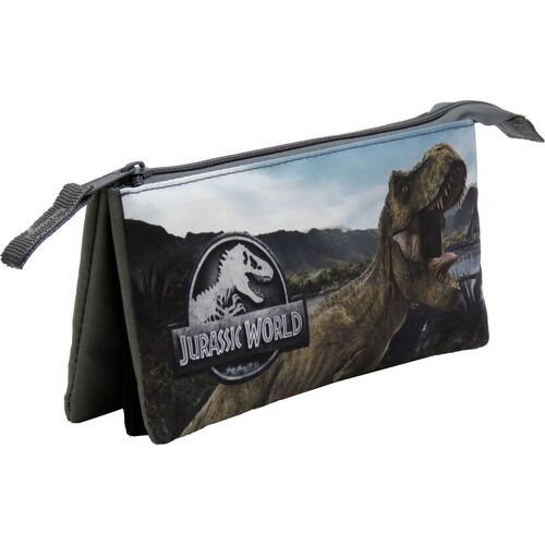 Jurassic World triple pencil case