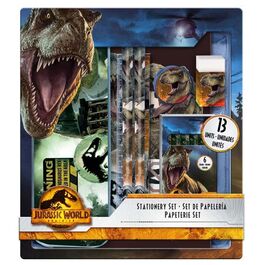 Set papeleria 13 piezas de Jurassic World