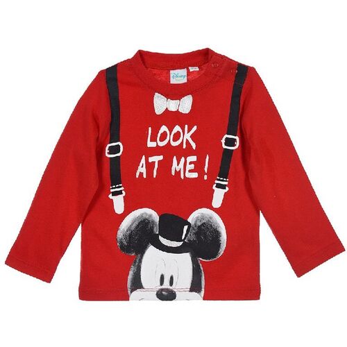 Camiseta algodn para bebe manga larga de Mickey Mouse