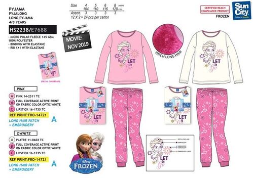 Pijama micropolar de Frozen