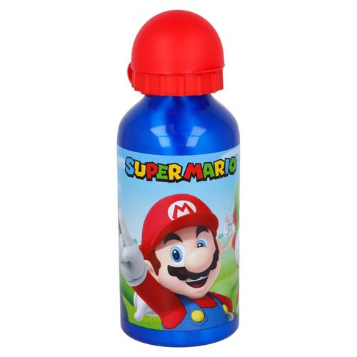 Botella cantimplora aluminio 400ml de Super Mario