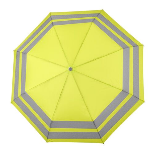 Paraguas Perletti unisex 58cm automtico con borde reflectante