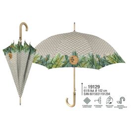 Paraguas Perletti mujer 61cm automático platanero material reciclado