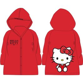 Chubasquero impermeable con capucha de Hello Kitty