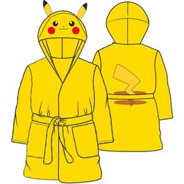 Bata con capucha y bolsillos de Pokemon