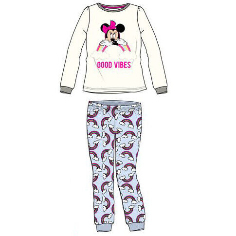 Pijama manga larga coralina de Minnie Mouse