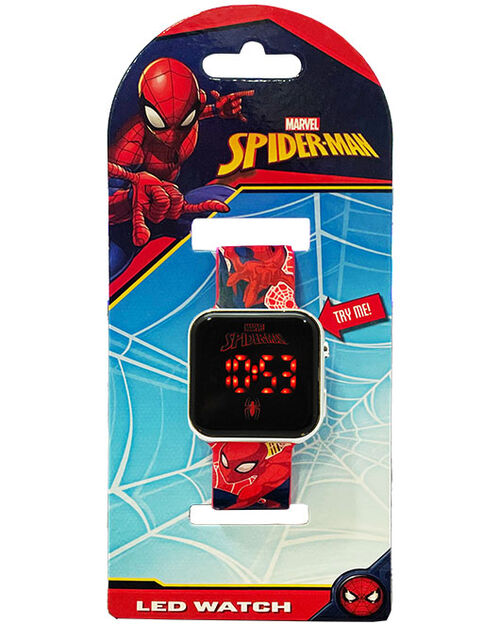 Reloj pulsera digital led de Spiderman