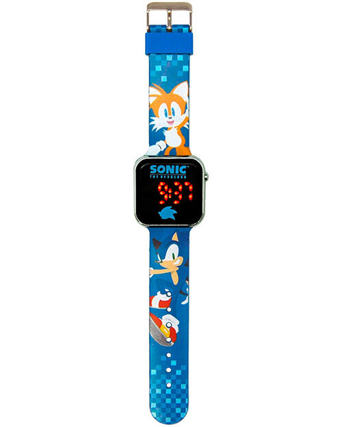 Sonic led digital wristwatch