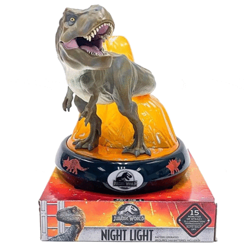 Lmpara led de noche figura 3D 22cm de Jurassic World