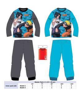 Pijama manga larga polar de Naruto