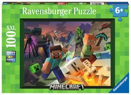 Ravensburger, Puzzle XXL 49x36cm 100 piezas de Minecraft