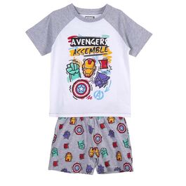 Pijama algodón manga corta de Avengers