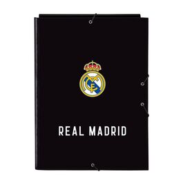 Carpeta folio 3 solapas con gomas de Real Madrid 'Corporativa'