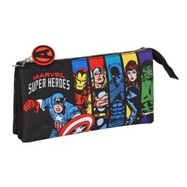 Estuche portatodo triple de Avengers 'Super Heroes'