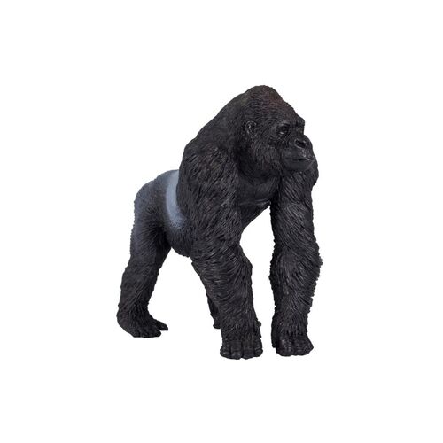 Figura Mojo, gorila macho espalda plateada 'serie vida salvaje XL'