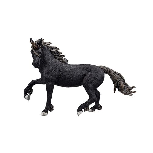 Figura Mojo, Unicornio negro 'serie dragones y fantasia XXL'