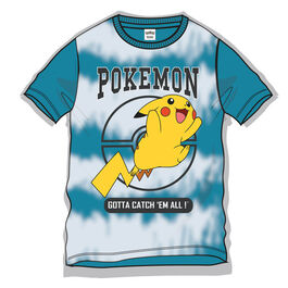 Camiseta manga corta algodón de Pokemon