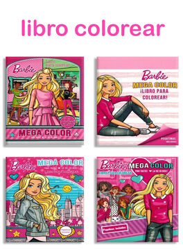 Libro colorear Barbie