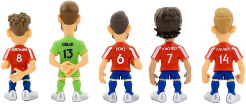 Figura Minix 7cm Pack de 5 (Oblak, Koke, Joao, Llorente, Griezmann) de Atltico Madrid (st6)