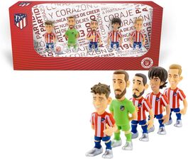 Figura Minix 7cm Pack de 5 (Oblak, Koke, Joao, Llorente, Griezmann) de Atlético Madrid (st6)