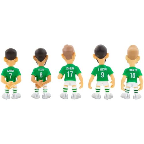 Figura Minix 7cm Pack de 5 (Joaquin, Canales, Juanmi, Fekir, Iglesias) de Real Betis (st6)