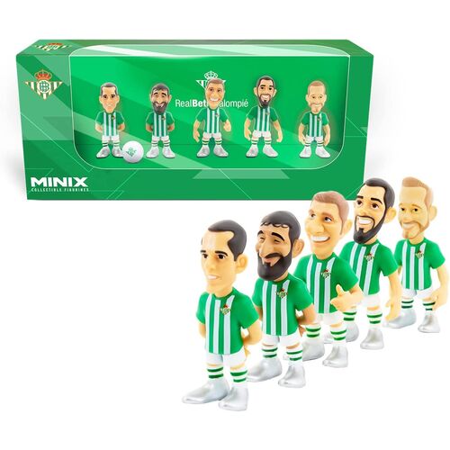 Figura Minix 7cm Pack de 5 (Joaquin, Canales, Juanmi, Fekir, Iglesias) de Real Betis (st6)