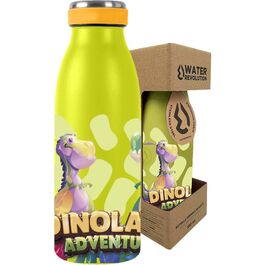 Botella cantimplora termo acero inoxidable 350ml infantil en caja de Water Revolution 'Dinoland'