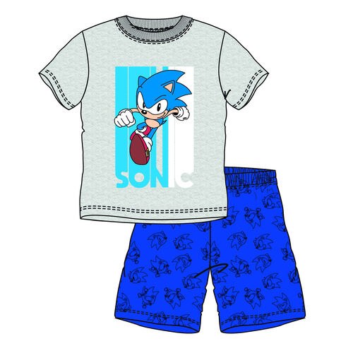 Pijama manga corta de Sonic