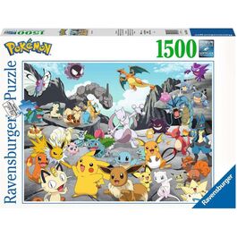 Ravensburger, Puzzle 80x60cm 1500 piezas de Pokemon