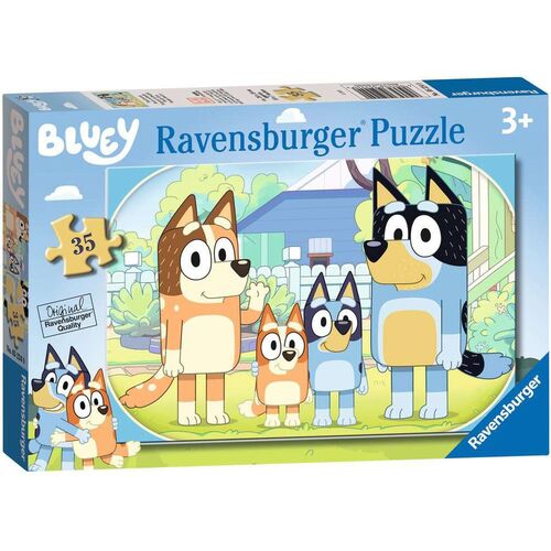 Ravensburger, Puzzle 26x18cm 35 piezas de Bluey