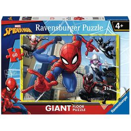 Ravensburger,Puzzle gigante 70x50cm 60 piezas de Spiderman